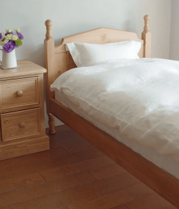 【ホワイト】シルキーリネン デュベカバー