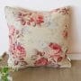 イギリス製花柄クッションカバー【ホークスウィックローズ】