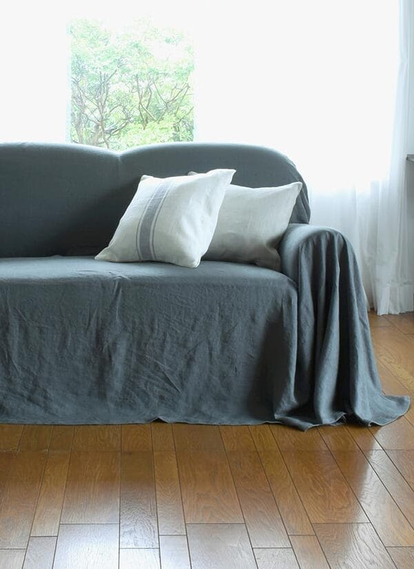 コロニアルチェック　マルチカバー ドレスのようなソファカバー | オーダーカーテン＆オーダー