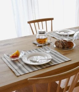 コットン テーブルランチョンマット【パトリブラック】