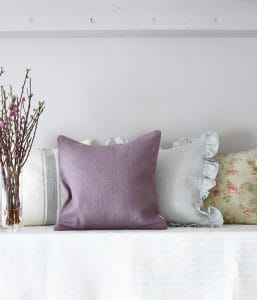 ベルギー製リネン生地クッションカバー【オールドフィグ】