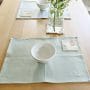 ヨーロッパリネン テーブルランチョンマット【ミスト】