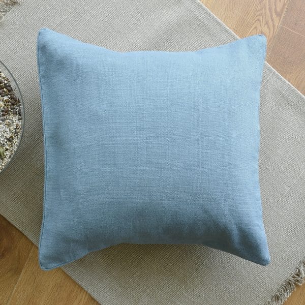 ベルギー製リネン生地クッションカバー【スレート】