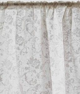 【エレガンス オールドローズ】レースカフェカーテン