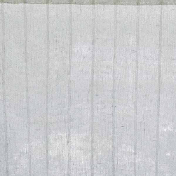 【LIBECO22ストライプ】リネンレースカフェカーテン