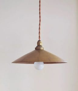 金工作家Ren/ 真鍮ランプシェード　　　