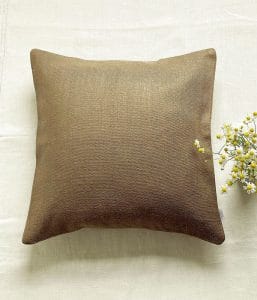 リネンクッションカバー【モカ】
