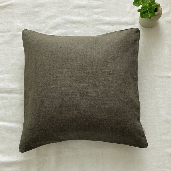 限定生地/リネンクッションカバー【ティン】