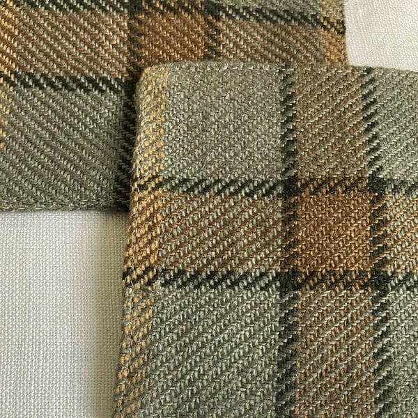 リネンチェックコースター【プレイドアッシュ】