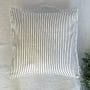 コットン素材ピンストライプ柄クッションカバー【カタリナ】
