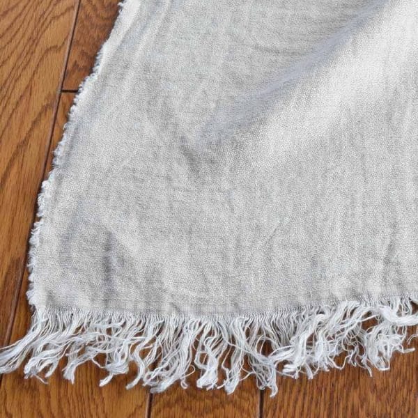 LIBECO HOME//リベコ リネンブランケット【ビーズワックス】