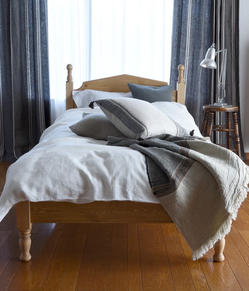 LIBECO HOME//リベコ リネンブランケット【ビーズワックス