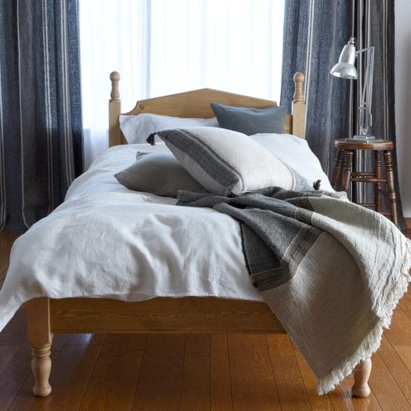 LIBECO HOME//リベコ リネンブランケット【ビーズワックス】