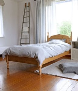 【ブルーグレー】シルキーリネン デュベカバー