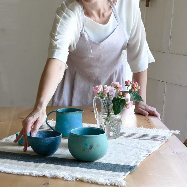 ヨーロッパリネン マキシロングエプロン【2色展開】