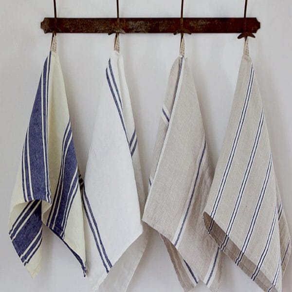 北欧リネン キッチンクロス【マリンシリーズ全4色】