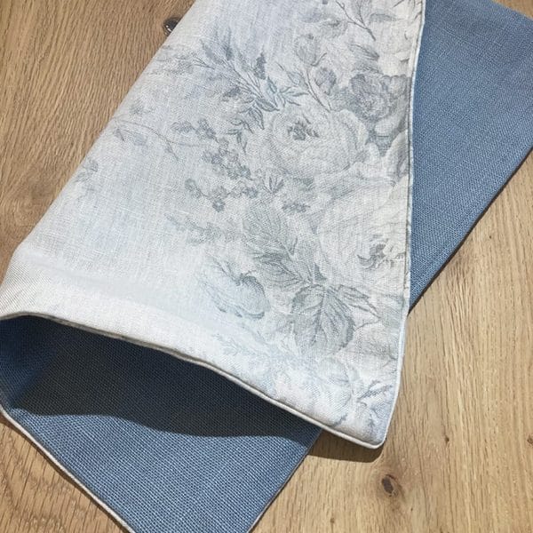 イギリス製花柄Kate Forman Roses/バイカラークッションカバー