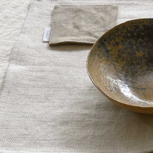 リネン テーブルランチョンマット【オートミール】