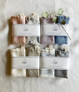 ”再入荷” 北欧リネン ミニキッチンクロス2色セット