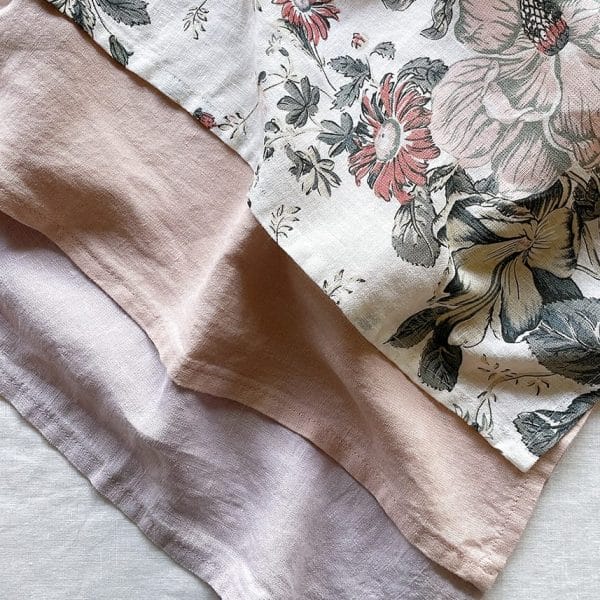 ”再入荷” 北欧リネン ミニキッチンクロス2色セット