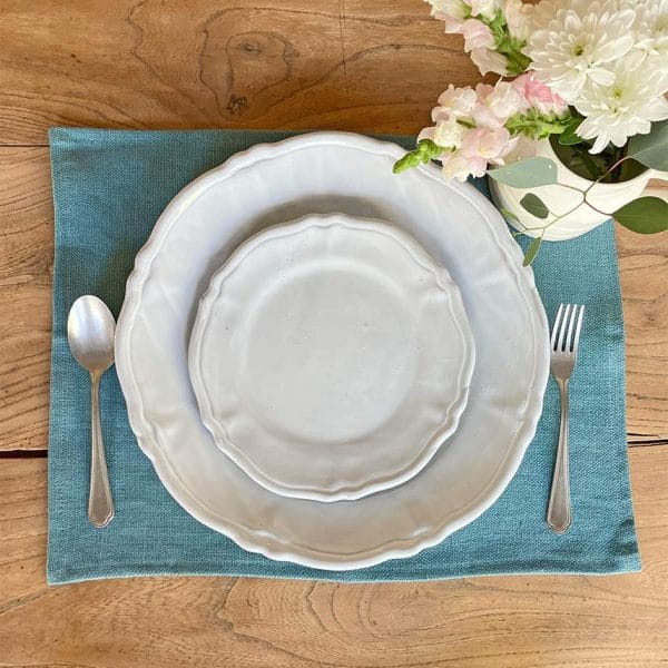 ヨーロッパリネン テーブルランチョンマット【ラグーン】