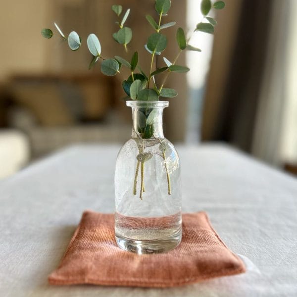 ヨーロッパリネン カラーポットマット【全7色】