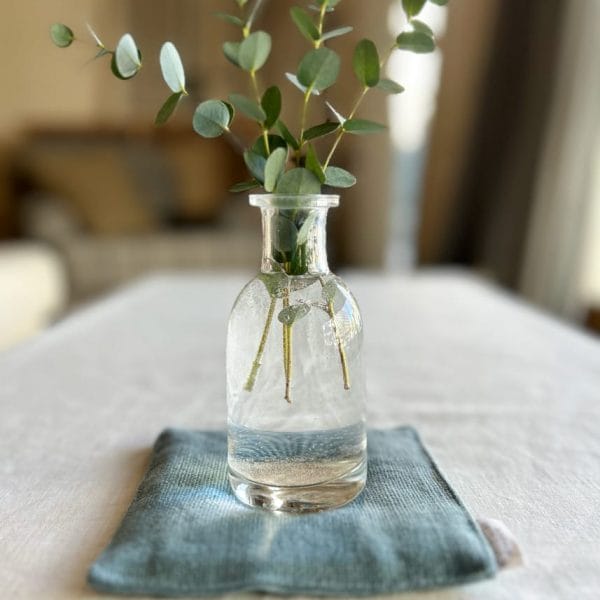 ヨーロッパリネン カラーポットマット【全7色】