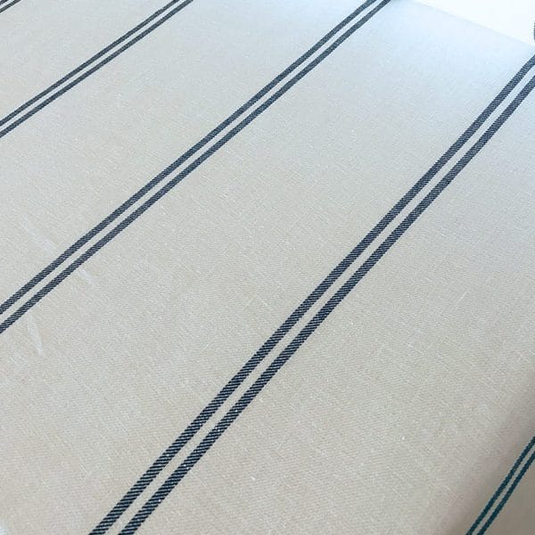 リトアニア産リネンファブリック【マリン1ストライプ】