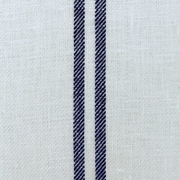 リトアニア産リネンファブリック【マリン1ストライプ】