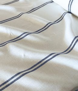 リトアニア産リネンファブリック【マリン1ストライプ】