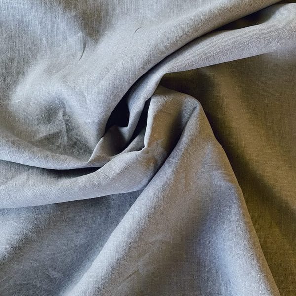 リトアニア産リネンファブリック生地【ミディアムグレー】