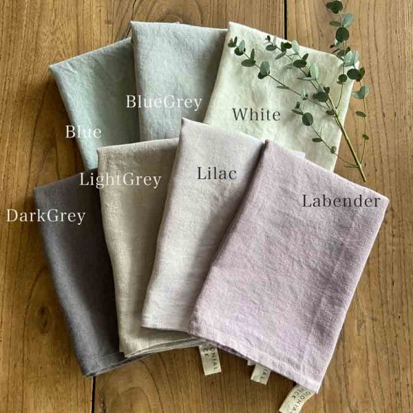 北欧リネン キッチンクロス【無地カラー7色】