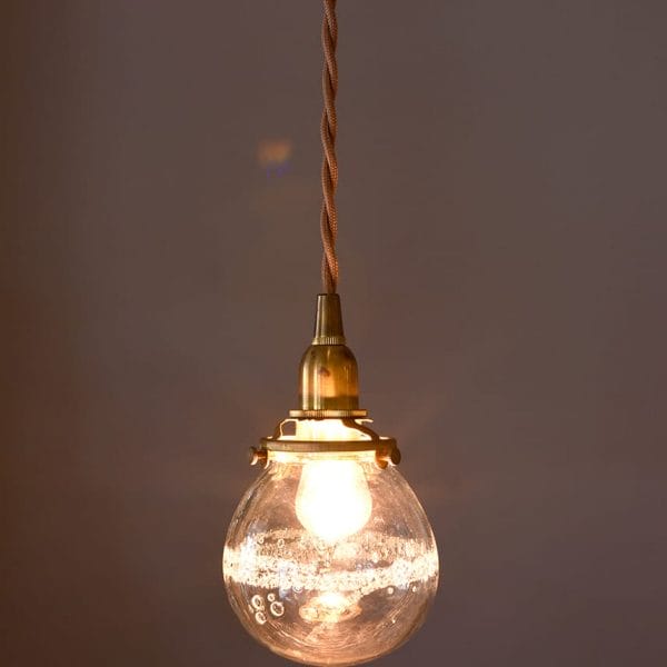 とりもと硝子店 /『水玉』ガラスのペンダントライト