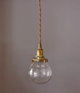 とりもと硝子店 /『水玉』ガラスのペンダントライト
