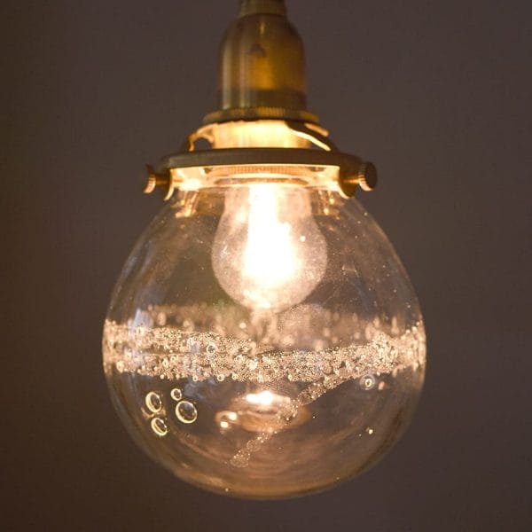 とりもと硝子店 /『水玉』ガラスのペンダントライト