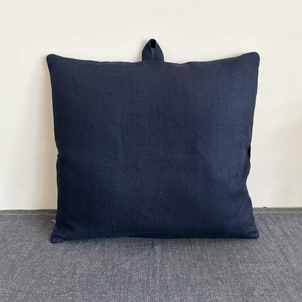 リネンフロアクッション【スレート・マリン】