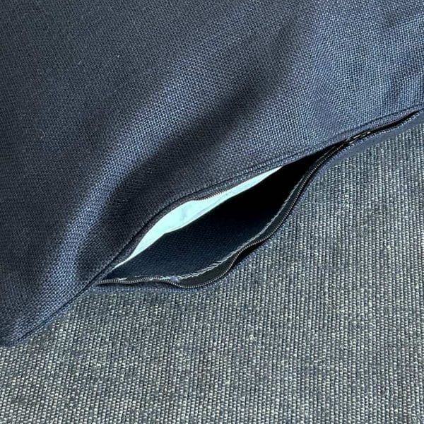 リネンフロアクッション【スレート・マリン】