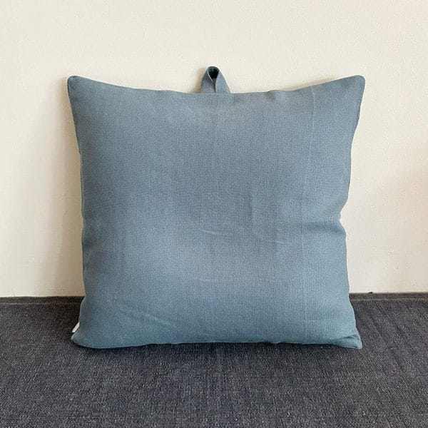 リネンフロアクッション【スレート・マリン】