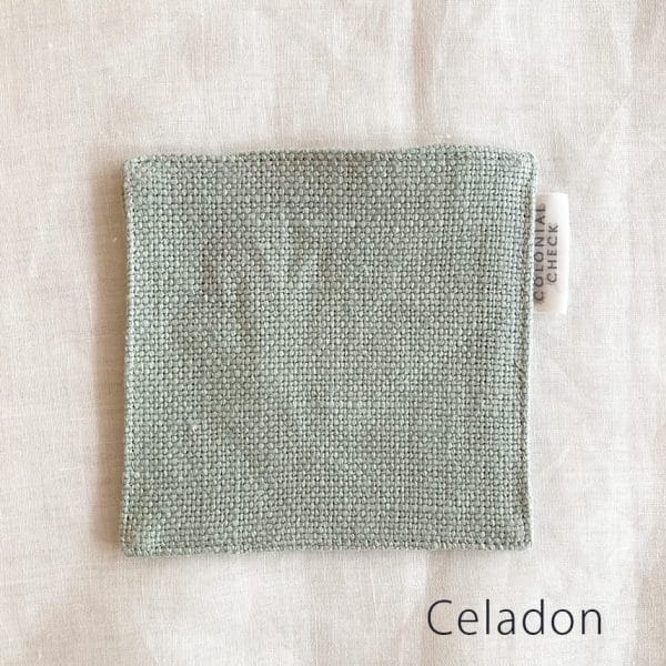 リネンコースター【セメント・セラドン・マリン】