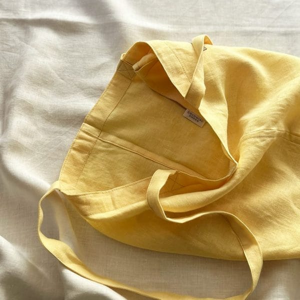 折りたたみ エコトートバッグ【LIBECOイエロー】