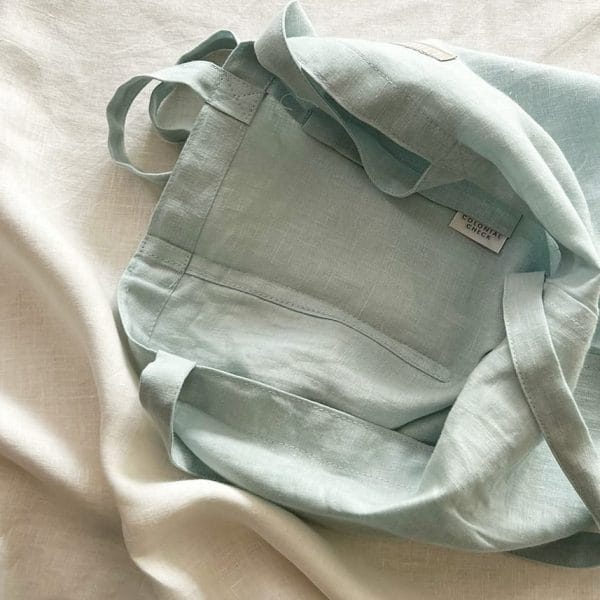 折りたたみ エコトートバッグ【LIBECOブルー】