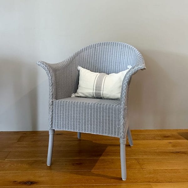 リトアニアリネン タッセル付きスモールクッション【マリン7】