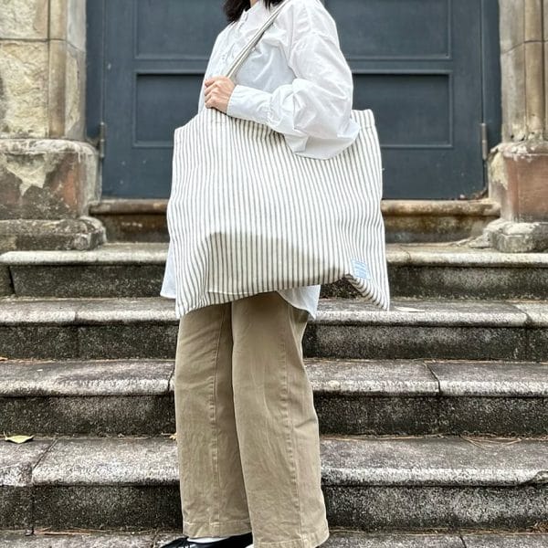 コットン素材 大きめマルシェトートバッグ【カタリナ】