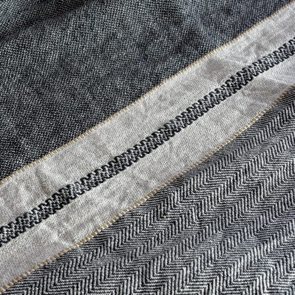 LIBECO HOME//リベコ リネンブランケット【タックストライプ】