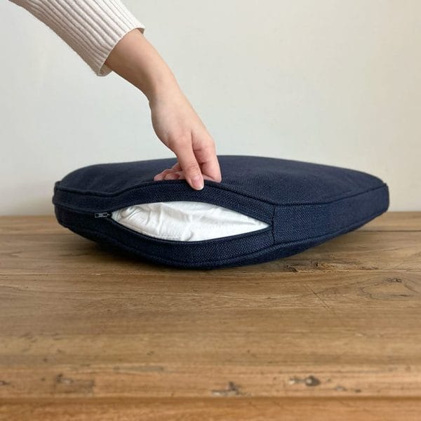 LLOYD LOOM【マリンネイビー】ロイドルームチェア専用クッション