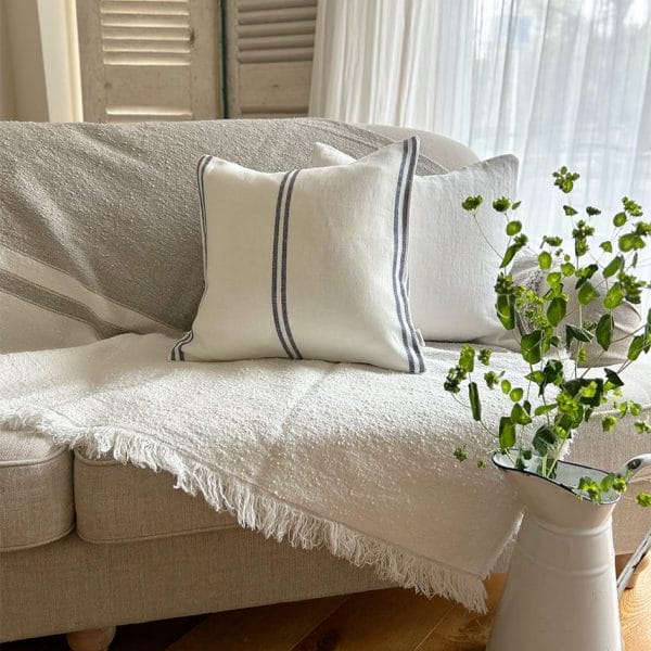 リネンクッションカバー【マリン1】