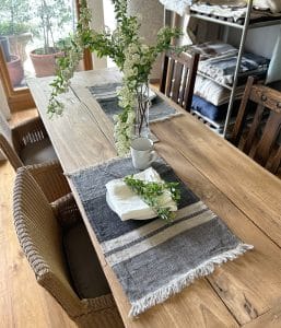 LIBECO HOME//リベコ ベルジャンタオル37×57【タックストライプ】