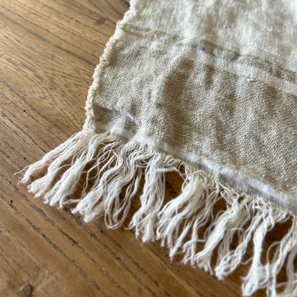 LIBECO HOME//リベコ リネンブランケット【フラックス】