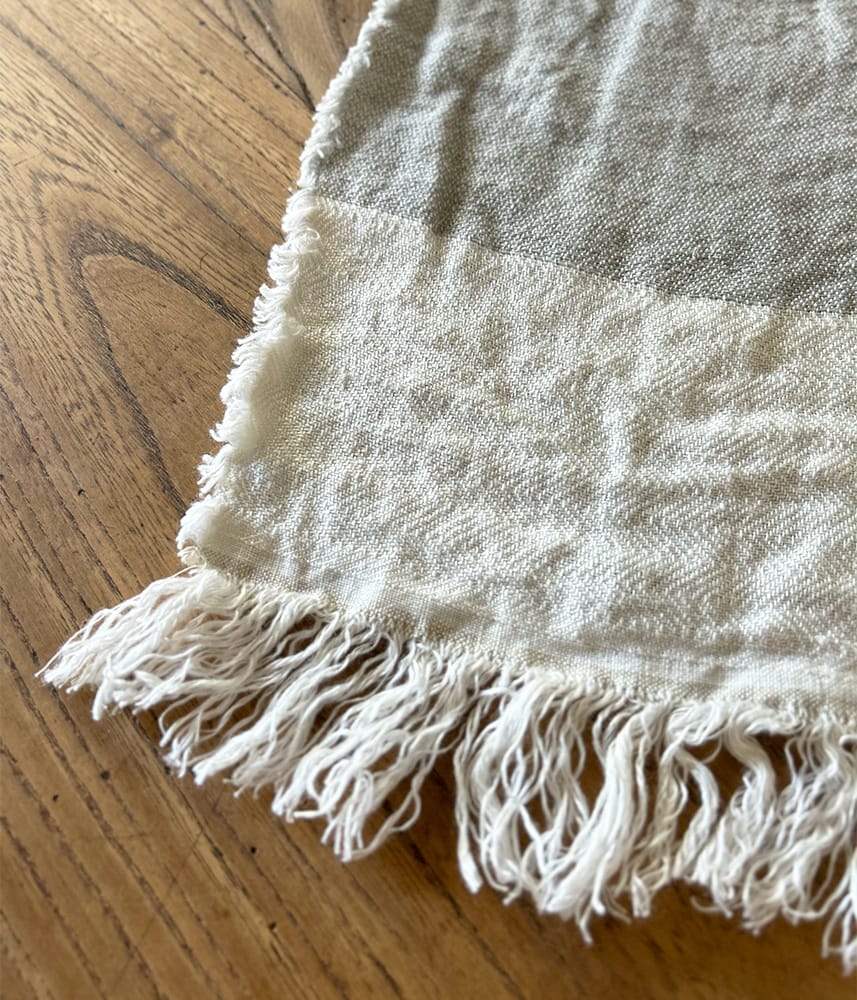 LIBECO HOME リベコ リネンショール ストール LIBECO HOME//リベコ リネンブランケット【アッシュ】 | P&C