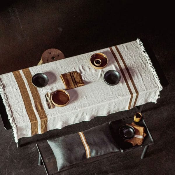 LIBECO HOME// テーブルスロウ【レイルウェイ】